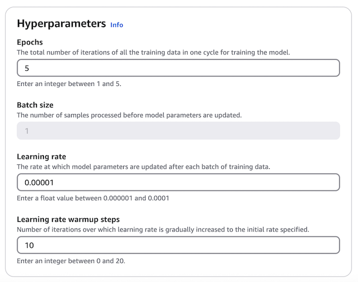 Hyperparams
